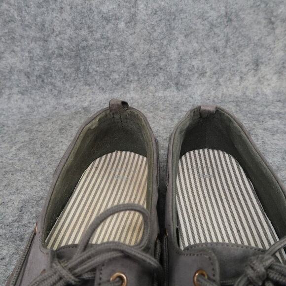 Gap Shoes Mens 11 Casual Boat Sneaker Classic Moc Toe Expedition Grey Comfort - Picture 11 of 13